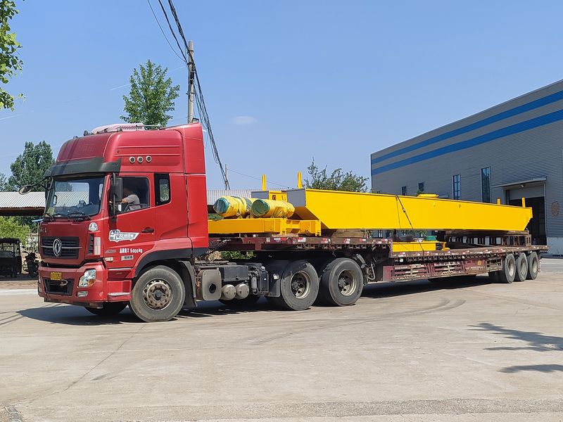 電動葫蘆橋式起重機  LH16/5t-16.4m 制作完成，發(fā)往湖南交付客戶使用。